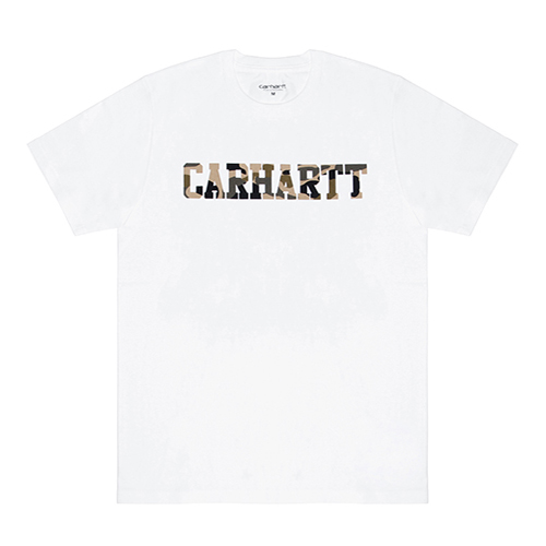 (I015730) COLLEGE T-SHIRT-WHT/CAMO