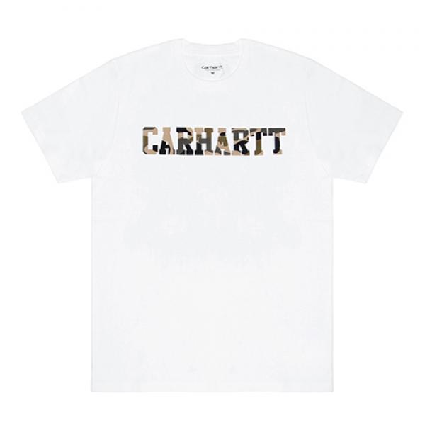 (I015730) COLLEGE T-SHIRT-WHT/CAMO