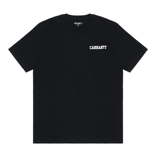 (I019638)WIP S/S COLLEGE SCRIPT LT T-SHIRT-BLK