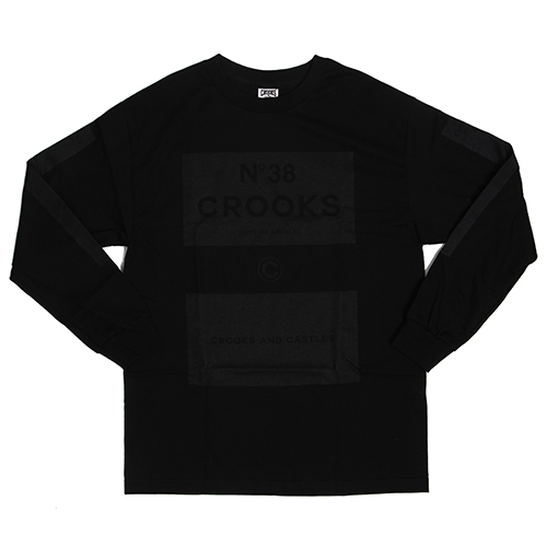 BLOCKS 38 LS TEE - BLK(1510111)
