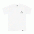 TRIPLE TRIANGLE TEE-WHT(bk print)