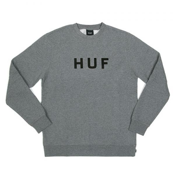 ORIGINAL LOGO CREW-GRY(BLK)