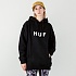 ORIGINAL LOGO PULLOVER FLEECE - BLK(WHITE)