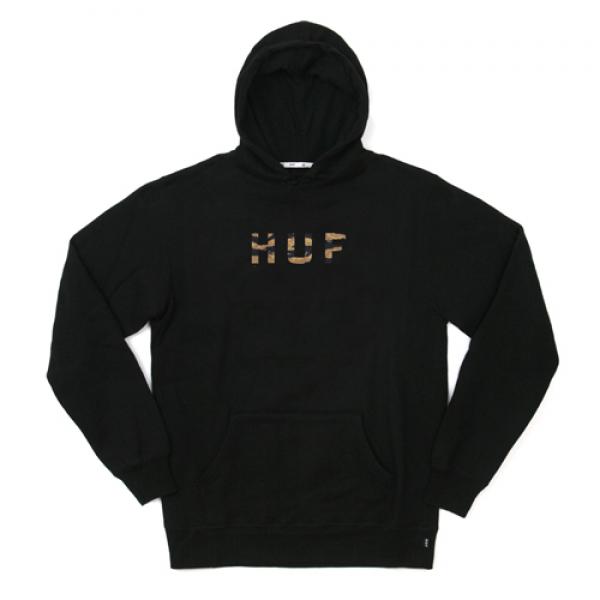 ORIGINAL LOGO PULLOVER HOOD-BLK(B.CAMO)