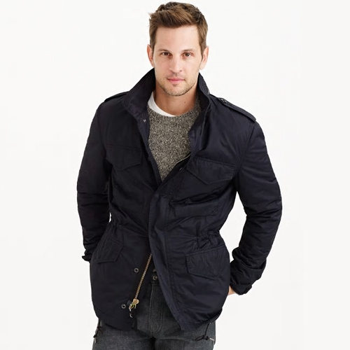 M-65 SLIM FIT FIELD COAT-BLACK*