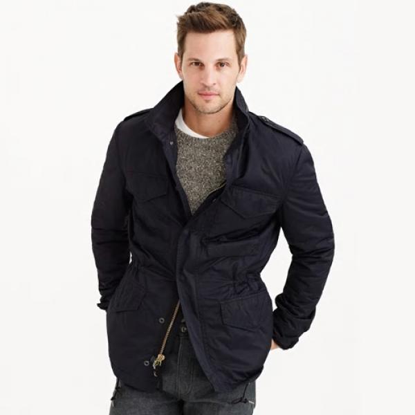 M-65 SLIM FIT FIELD COAT-BLACK*