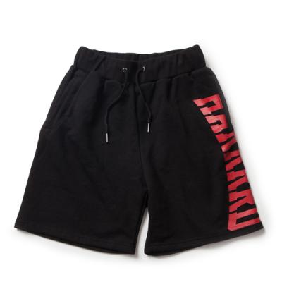 HARD SWEAT SHORTS-BLACK