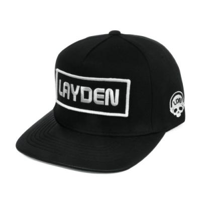 SQUARE LAYDEN SNAPBACK-LEATHER