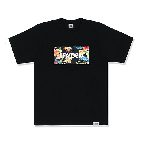 HAWAIIAN BOX LOGO TEE - BLACK