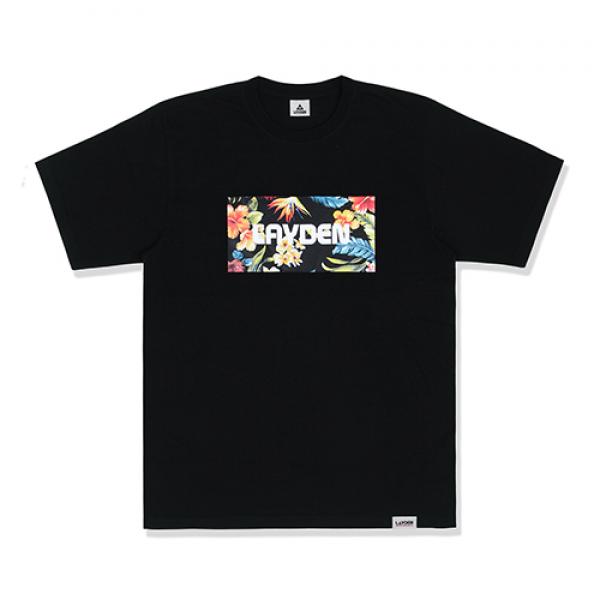 HAWAIIAN BOX LOGO TEE - BLACK