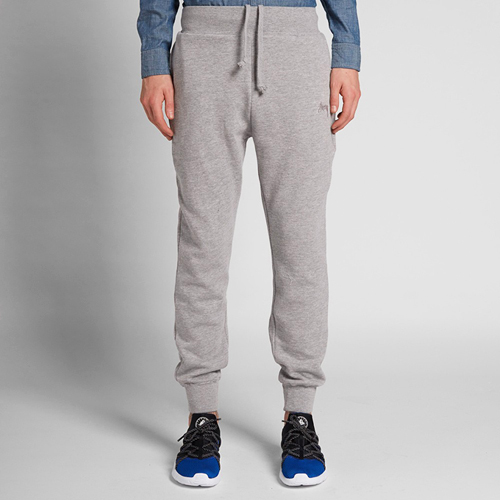 TONAL STOCK FLEECE PANT-GREY HEATHER