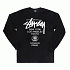 WORLD TOUR L/SL TEE-BLACK