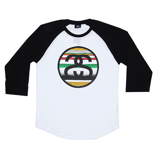 TOM TOM LINK RAGLAN - WHT/BLK