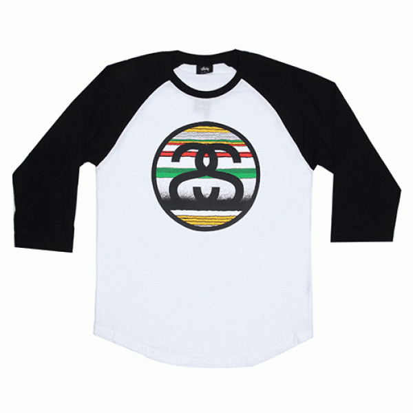 TOM TOM LINK RAGLAN - WHT/BLK