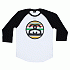 TOM TOM LINK RAGLAN - WHT/BLK