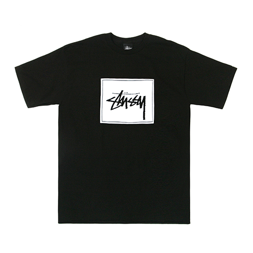 STOCK BOX TEE-BLACK