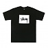 STOCK BOX TEE-BLACK