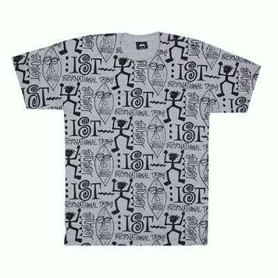 TRIBAL IST TEE - GRY