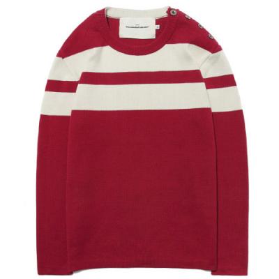 SAILOR KNIT CREW NECK [RED]