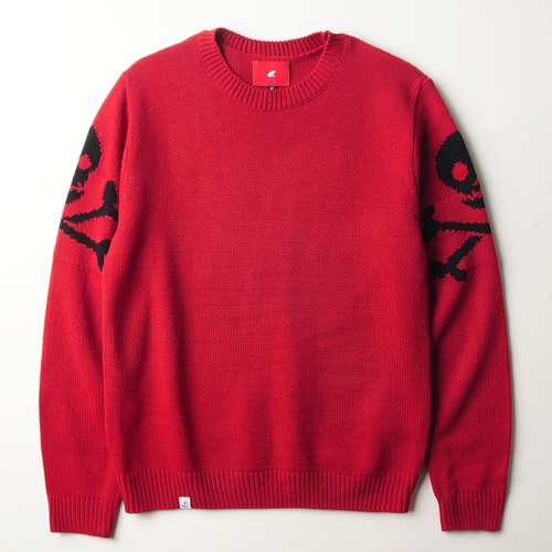 [WHYWORKS] CURSE: SKULL KNIT - RED