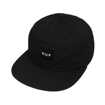 TWILL BOX LOGO 6 PANEL-BLK