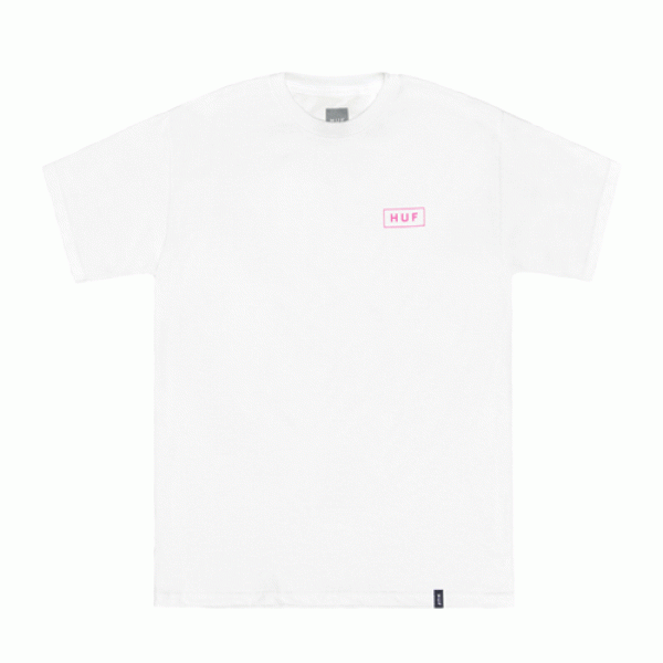 BAR LOGO TEE-WHT(PINK)