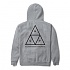 TRIPLE TRIANGLE PULLOVER FLEECE-H.GRAY