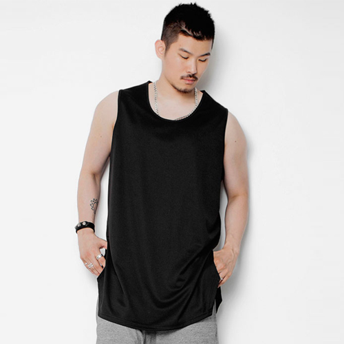 2016 BASIC MESH SLEEVELESS TEE 4 COLOR