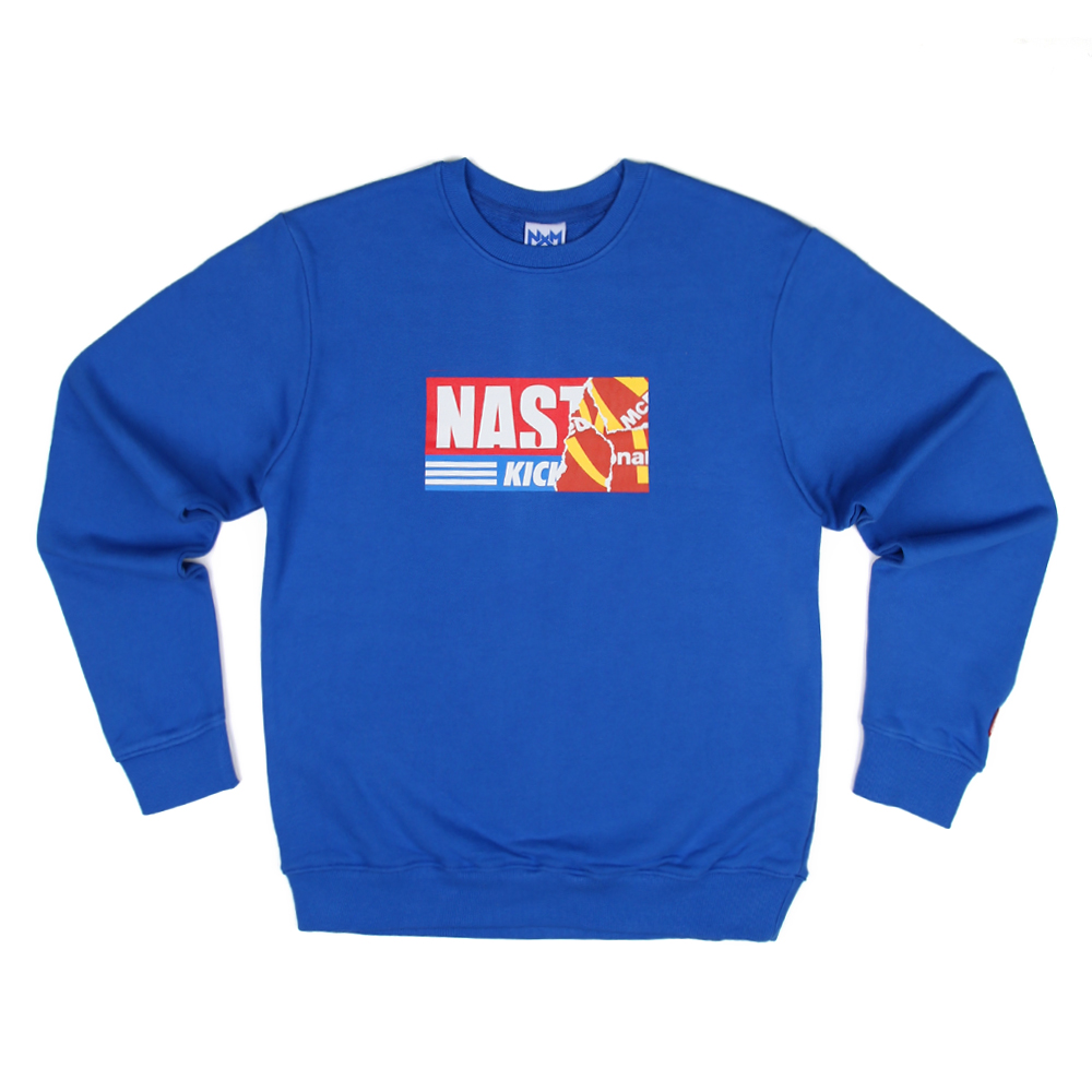 [NYPM] NASTY KICK BIG SWEATSHIRTS (BLUE)