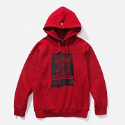 POSTER HOODIE-RED