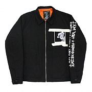 WHATS YOUR NAME COACH JACKET-BLACK