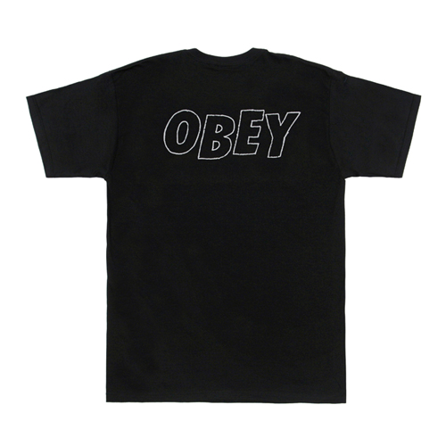 (163081319)OBEY LO-FI  TEE-BLK