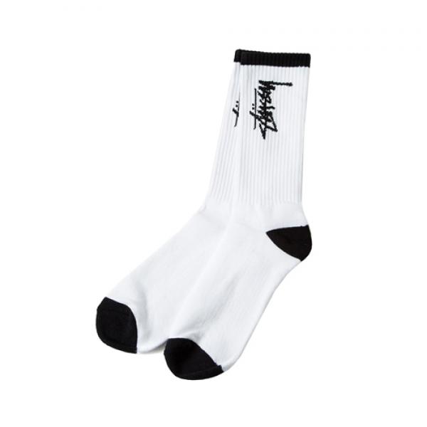 STOCK SOCKS-WHT