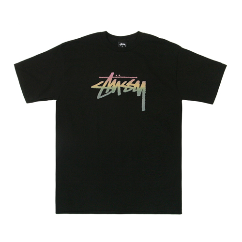 STOCK FADE TEE-BLK