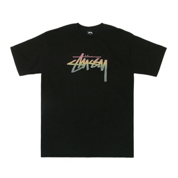 STOCK FADE TEE-BLK