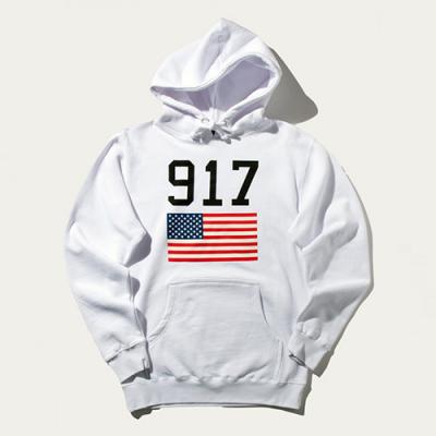 917 USA Hooded Sweatshirt-White