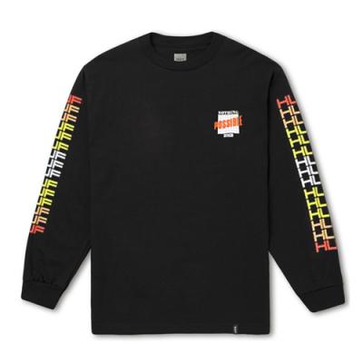 POSSIBLE LS TEE-BLK