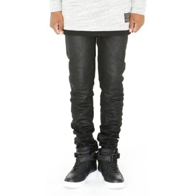 coating crease jean(black)
