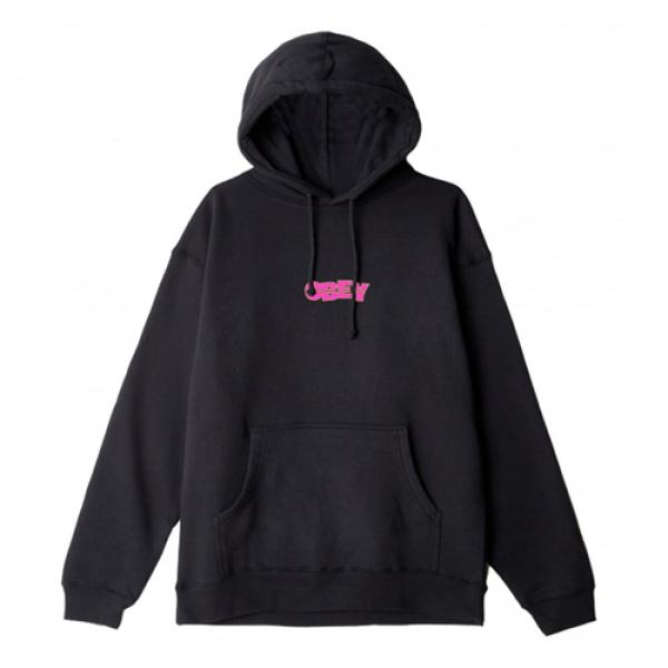 (111731579)RIPPED HOOD-BLK