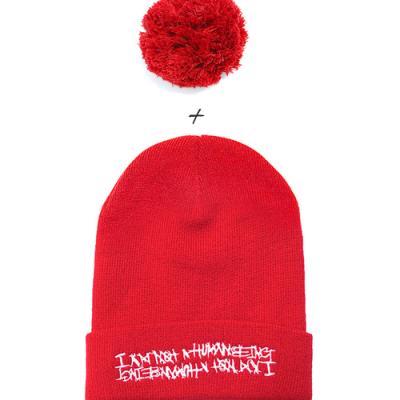 BASIC LOGO BELL BEANIE-RED