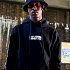 BASIC LOGO TAPE HOODIE - BLACK