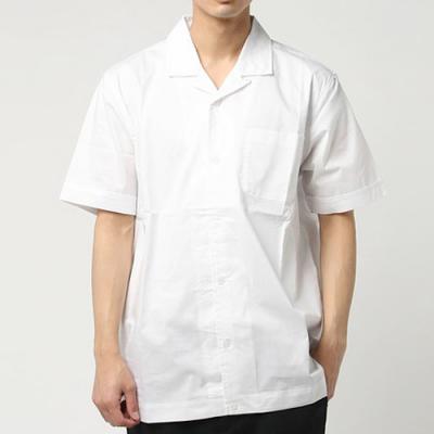 HELLSHIRE BOWLING SHIRT-WHT