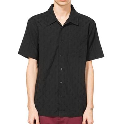 JACQUARD PAISLEY SHIRT-BLK