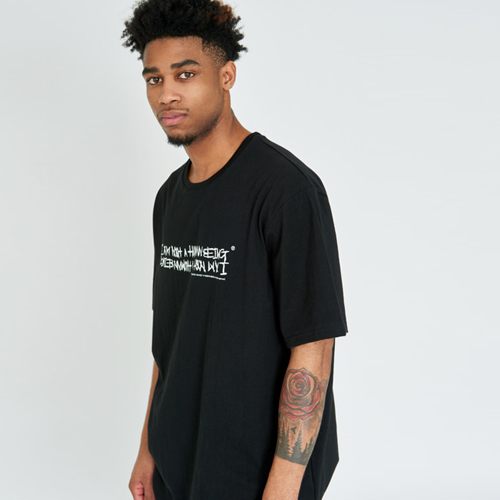 NEW BASIC LOGO T-SHIRT-BLACK