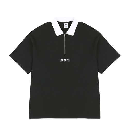 5.B.O COLLAR T-SHIRTS_black