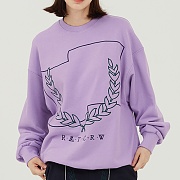 Laurel Crown Sweatshirt_purple