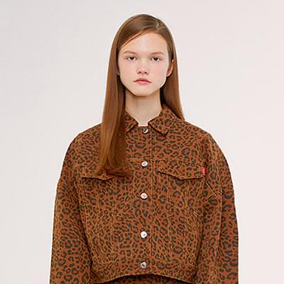 TRUCKER JACKET IS [LEOPARD]