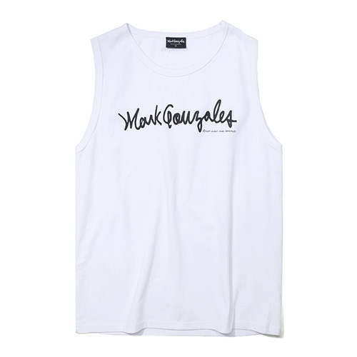 (SL01) M/G SLEEVELESS TOP-WHITE