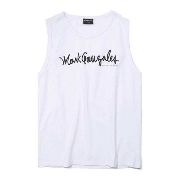 (SL01) M/G SLEEVELESS TOP-WHITE