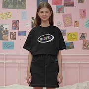 Rainbow logo tshirt-black
